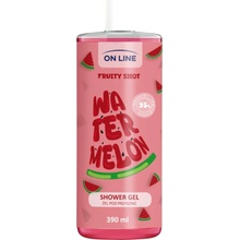 On Line Fruity Shot sprchový gél watermelon 390 ml