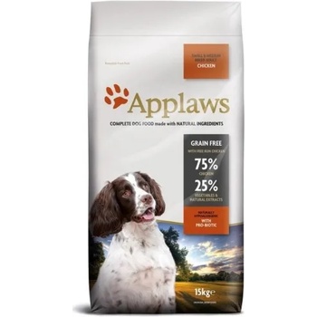 Applaws Adult Small Medium Breed Chicken GRAIN FREE - за израстнали кучета от мини и средни породи над 12 месеца 75% пиле 2 кг DD4520C