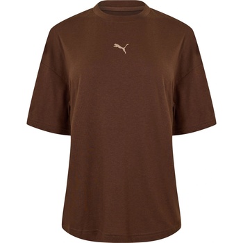 PUMA Дамска тениска Puma Train Oversized Tee T-Shirt Womens - Espresso Bro