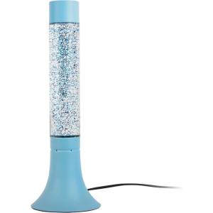 Leitmotiv Синя настолна лампа със стъклен абажур (височина 37, 5 cm) Astro Glittler - Leitmotiv (LM2244BL)