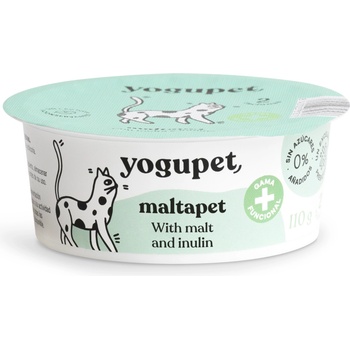 Image 1 of Yogupet Maltapet - функционален йогурт за котки с малц и инулин (без лактоза) 110gr