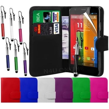 Image 1 of Motorola Moto G Wallet Калъф + Скрийн Протектор и Стилус