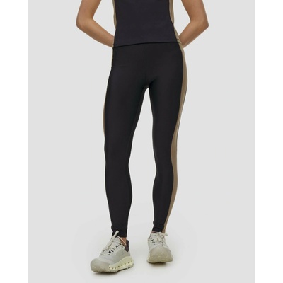 Dámske Legíny S Vysokým Pásom Casall Shaped Block High Waist Tights čierno-zlaté