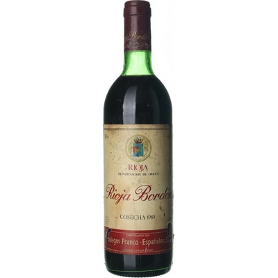 Bordón Rioja suché červené 1985 0,75 l (holá láhev)