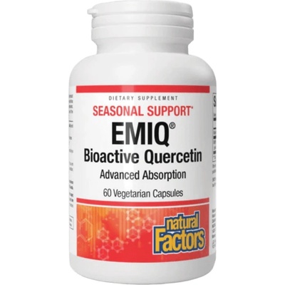 Natural Factors Bioactive Quercetin EMIQ 50 mg, 60 Capsules
