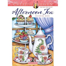 CREATIVE HAVEN AFTERNOON TEA COLORING BK