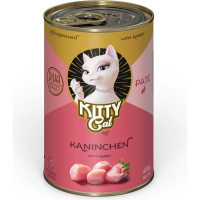 Kitty Cat Adult Pate Králičie mäso 24 x 400 g