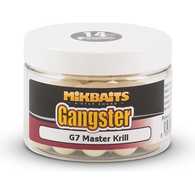 Mikbaits Boilies Gangster pop-up 150ml 14mm G2 Krab Ančovička Asa