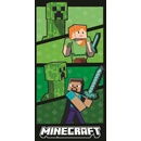 Halantex osuška Minecraft Steve Creeper 70 x 140 cm