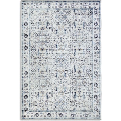 Elle Decoration Saveh Cream Blue Svetlomodrý