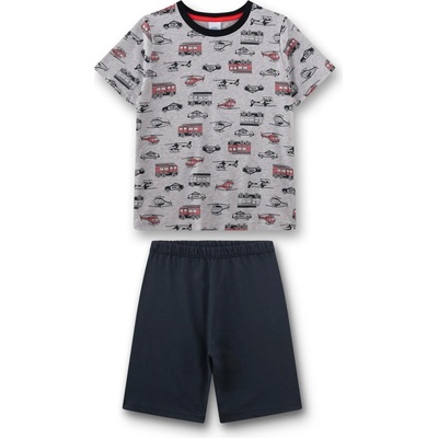 Sanetta Детско ежедневно термо бельо Sanetta Kid's Pyjama 1/2 233739 Everyday base layer - Bright Grey Melange - размер 128 (EU) (714-1820-0115)