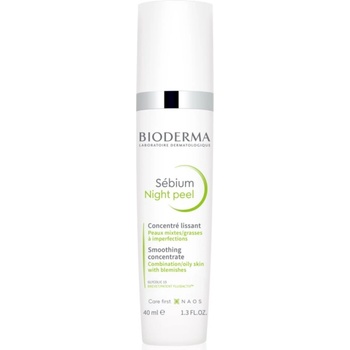 BIODERMA Sébium Night Peel изглаждащ ексфолиращ серум против несъвършенства на кожата 40ml