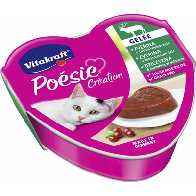 Vitakraft Poésie Gelée Zvěřina a Brusinky 85 g – Zbozi.Blesk.cz