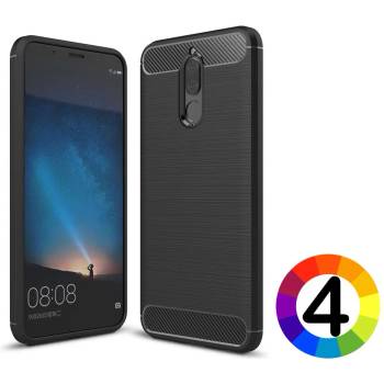Image 1 of Huawei Mate 10 Lite Удароустойчив Carbon Fiber Калъф и Протектор
