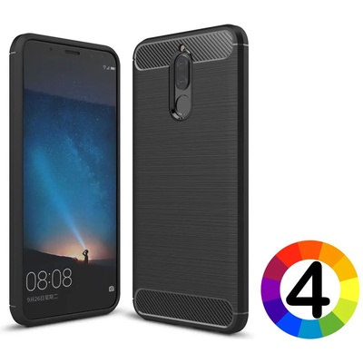 Huawei Mate 10 Lite Удароустойчив Carbon Fiber Калъф и Протектор