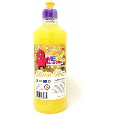Megaslizoun lepidlo na sliz třpytivé žluté 500 ml