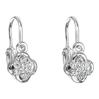 Evolution Group náušnice 11177.1 biely zirkón