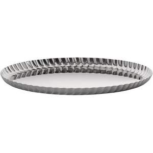 Alessi Pleats Поднос за сервиране кръгла 23 см, стоманена (JK02/23)