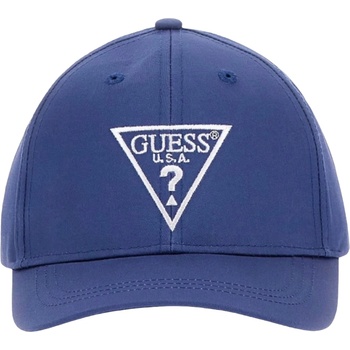 Guess Лятна шапка с козирка Guess - С надпис, синя, L (H3GZ01-WO08O-G7HV-L)