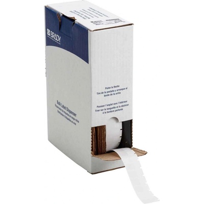 Brady BM-17-427 / 174432, Bulk Self-laminating Vinyl Labels, 12.70 mm x 25.40 mm