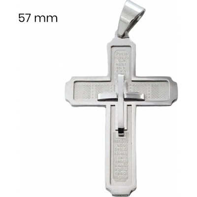 Exeed 245149 Prívesok z chirurgickej ocele kríž