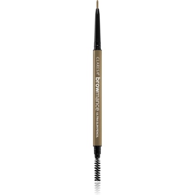 Claresa Browmance прецизен молив за вежди с четка цвят 02 Medium Brown 0, 07 гр