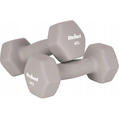 Rebel Neoprenové činky 2 x 4 kg 2 ks