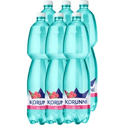 Korunní perlivá malina 6 x 1,5 l