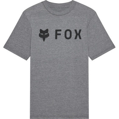 FOX Racing Детска тениска FOX Racing Kid's Absolute S/S Tee T-shirt - Heather Dark Grey - размер M (704-5936-0112)