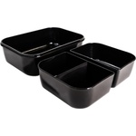 GymBeam Чанта за обяд FIT Prep Black - GymBeam