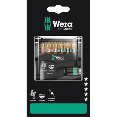 Wera Diamond 1 SB 12 dílný 136392