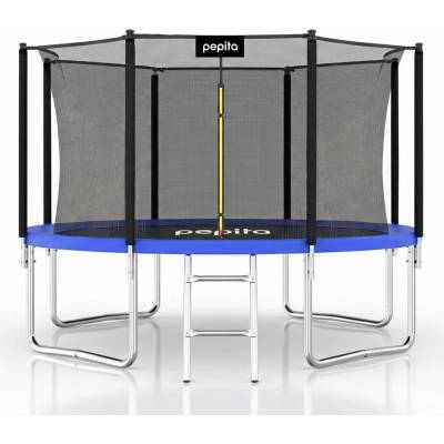 Pepita 427cm вътрешен мрежест батут със стълба - син (JKL-14FT1-0)