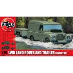 Airfix Classic Kit military A02324 - LWB Land Rover (Hard Top) и ремарке (1: 76)