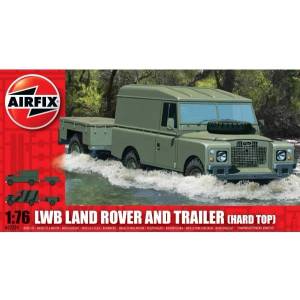 Airfix Classic Kit military A02324 - LWB Land Rover (Hard Top) и ремарке (1: 76)
