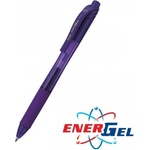 Pentel Автоматичен ролер Pentel Energel BL107, лилав цвят на писане, дебелина на линията 0.7 mm, гел, лилав, цената е за 1бр. (продава се в опаковка от 12бр. ) (OK26792)
