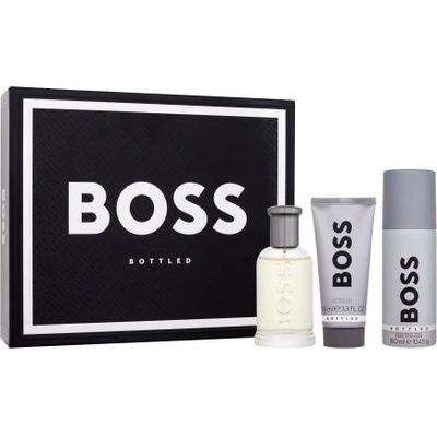 HUGO BOSS Boss Bottled SET подаръчен комплект: EDT 100 ml + душ гел 100 ml + дезодорант 150 ml за мъже