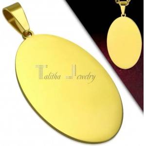 Talitha Овален медальон за гравиране - talitha-jewelry - 25,99 лв