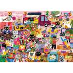 Magnolia - Puzzle Cat Crowd - 1 000 piese