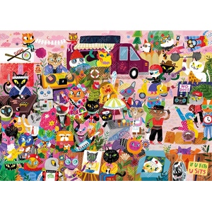 Magnolia - Puzzle Cat Crowd - 1 000 piese