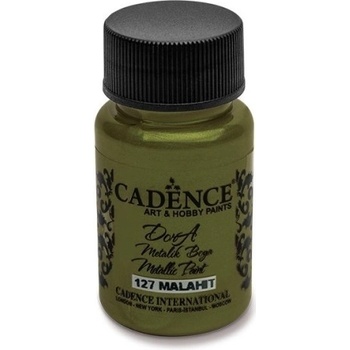 Akrylové barvy Cadence Dora Metalic zlatozelená