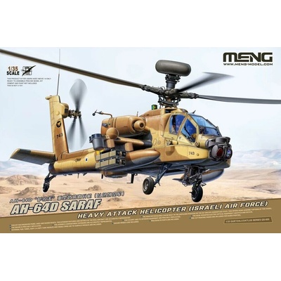 Meng AH-64D Saraf Heavy Attack Helicopter Israeli Air Force 1:35