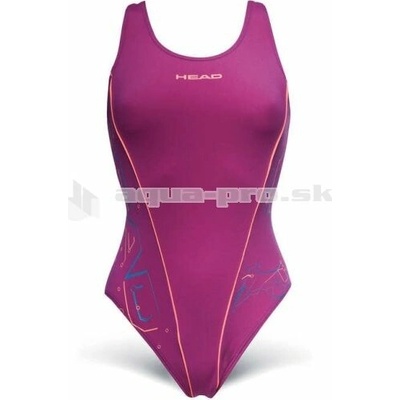 Venalio Jednodielne plavky GLOBE LADY Magenta MG