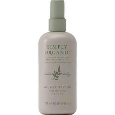 Simply Organic Rejuvenating Hair & Scalp Sealer Spray obnovujúci bezoplachový kondicionačný sprej s kyslým pH 251 ml