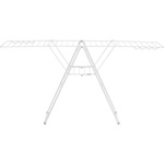 Brabantia Сушилник за дрехи Hangon 181 см бял (403446)
