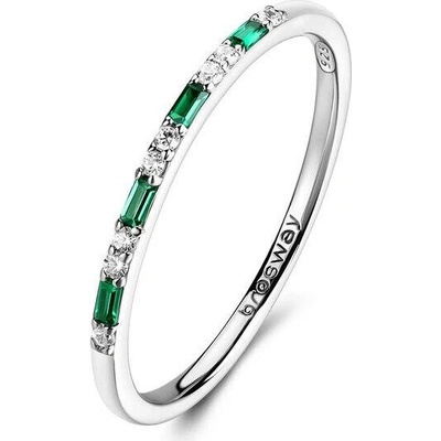 Brosway FANCY LIFE GREEN s jemnou kombinací zelených a čirých zirkonů BRO FLG149D