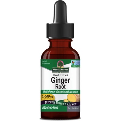 Nature's Answer Ginger Root, zázvor, extrakt, 1000 mg 30 ml
