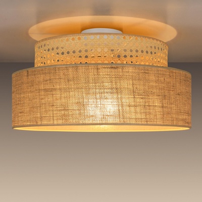 BELIS Плафон BOHO 1xE27/60W/230V Ø 40 см ратан (BE0921)