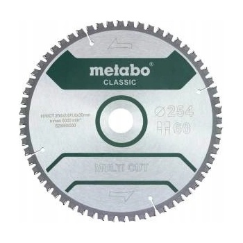 Metabo kotouč pilový MULTI CUT CLASSIC 254x30 60FZ/TZ 5°neg. 628285000