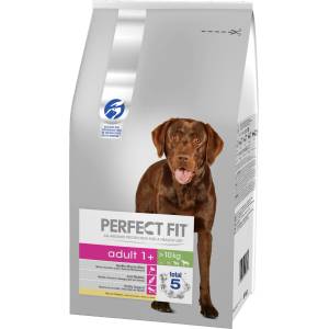 Perfect Fit - пълноценна суха храна за възрастни кучета от средни и големи породи, богата на пилешко месо, 6 кг