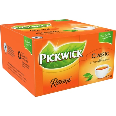 Pickwick Ranný čierny čaj Classic 40 x 1,75 g